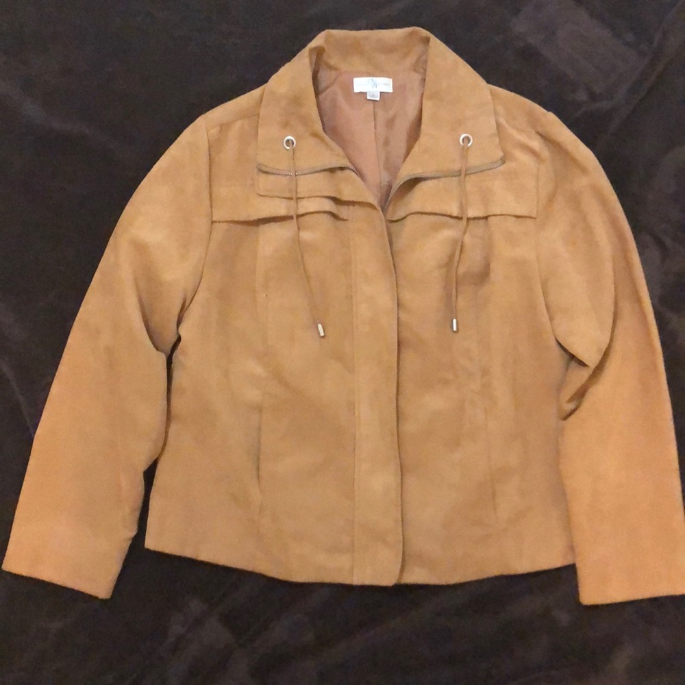 Faux Suede Jacket